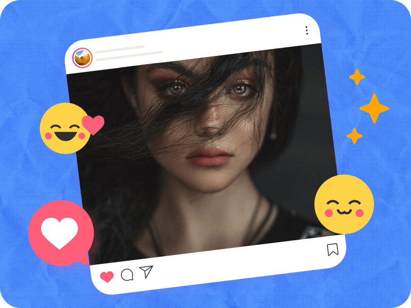 Baixar Stories do Instagram - Interface com post