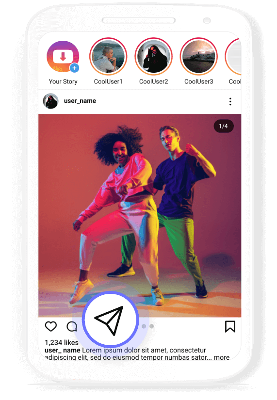 Como copiar link de um Reel do Instagram