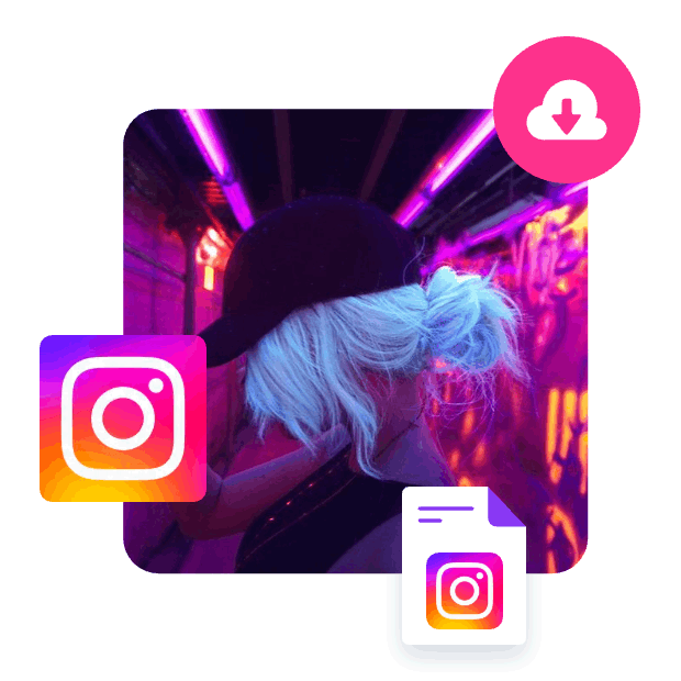 Download de mídia social do Instagram